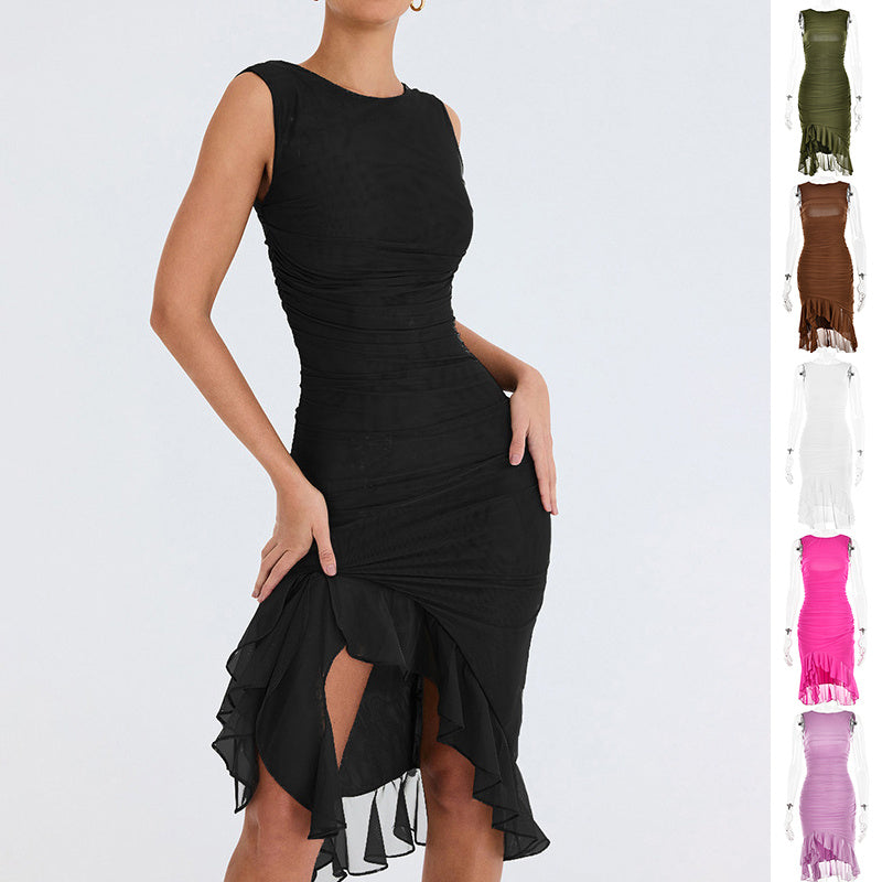 Summer Slim Skinny Sleeveless Dress For Women