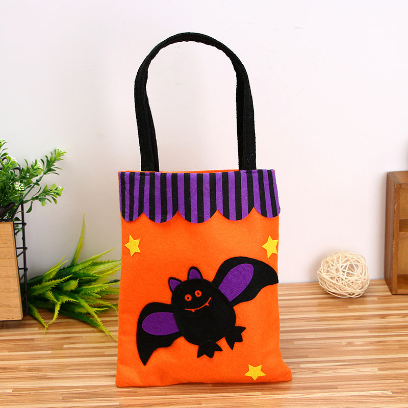 Halloween Decoration Pumpkin Nonwoven Candy Bag