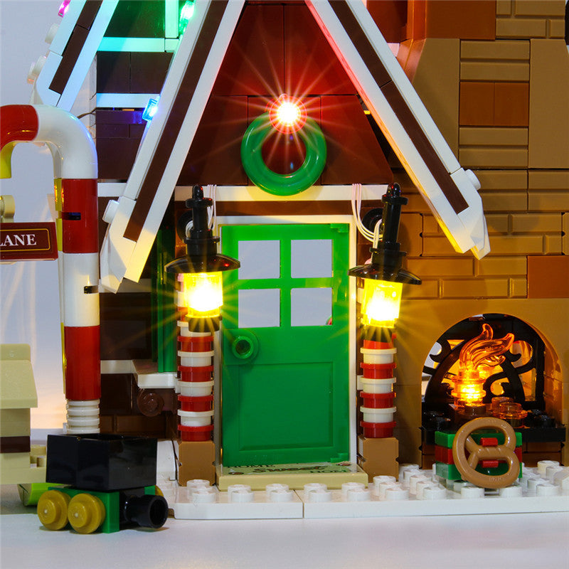 LED String Light for Building Block Gingerbread House