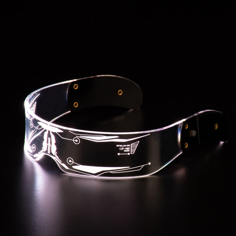 LED Luminous Glasses Party Bar Disco Punk Glasses