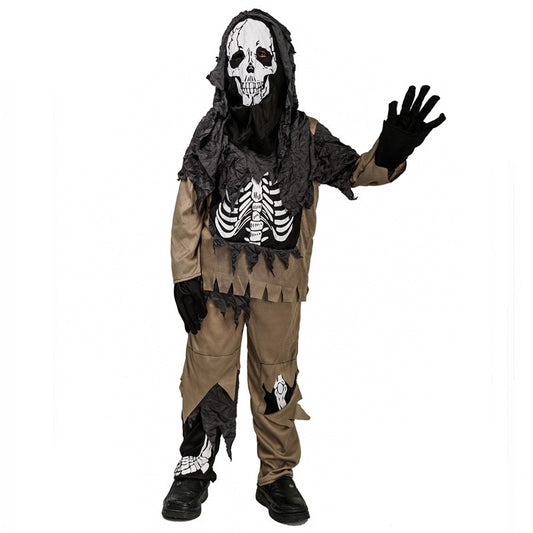 Halloween Scary Little Skull Boy Costume
