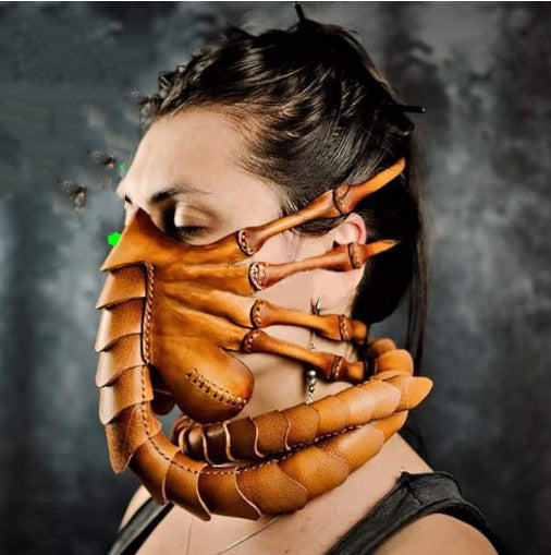 Halloween Face Worm Heterosexual Scorpion Mask