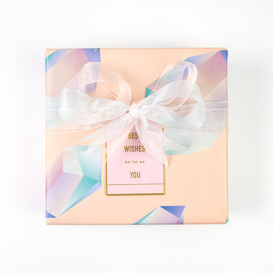 Diamond birthday gift wrapping paper