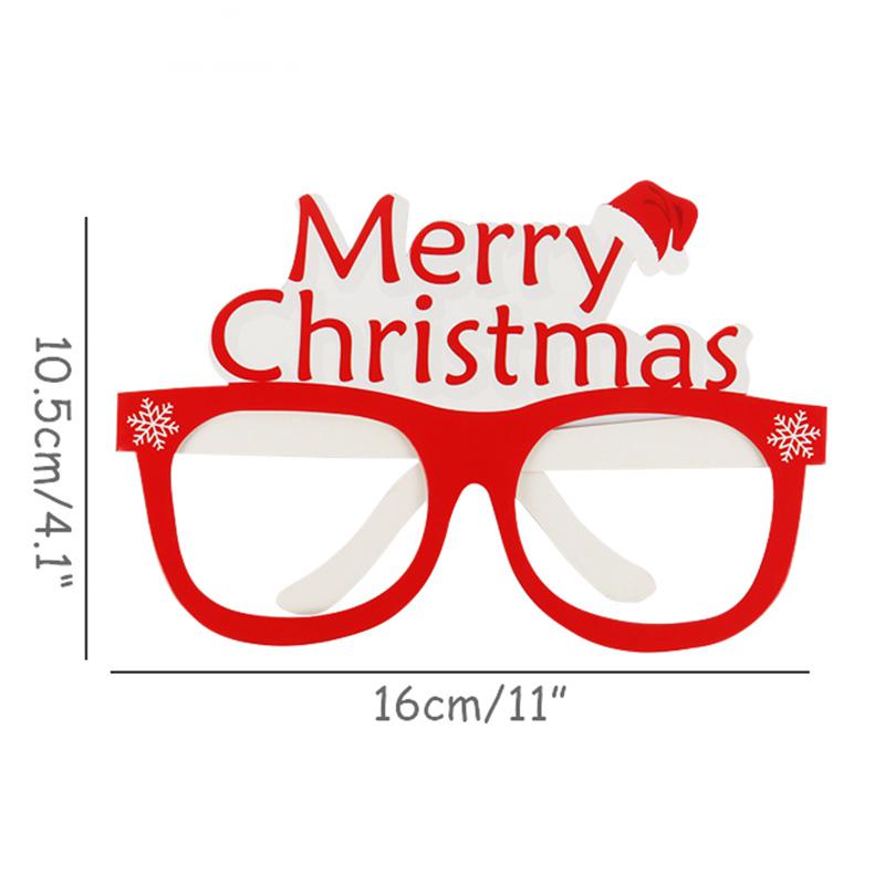 Christmas paper 3D glasses