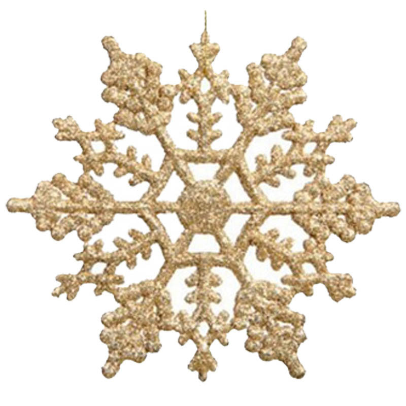 Christmas decorations, acrylic 10CM snowflakes, Christmas necessities, Christmas tree hanger powder wholesale