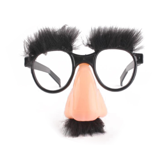 Halloween spoof glasses hairy sexy ball glasses single party spoof funny glasses