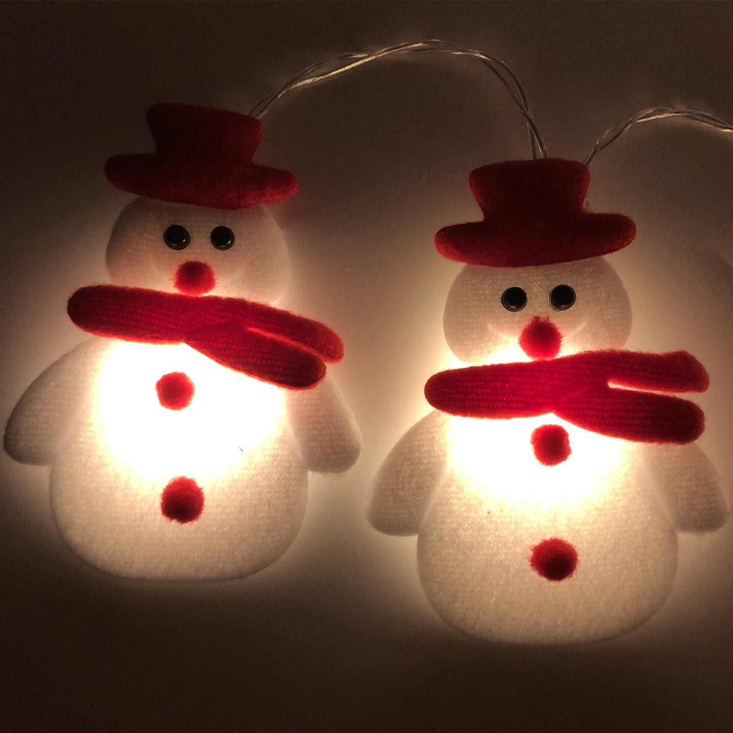 Christmas Plush Snowman Light String Christmas Tree