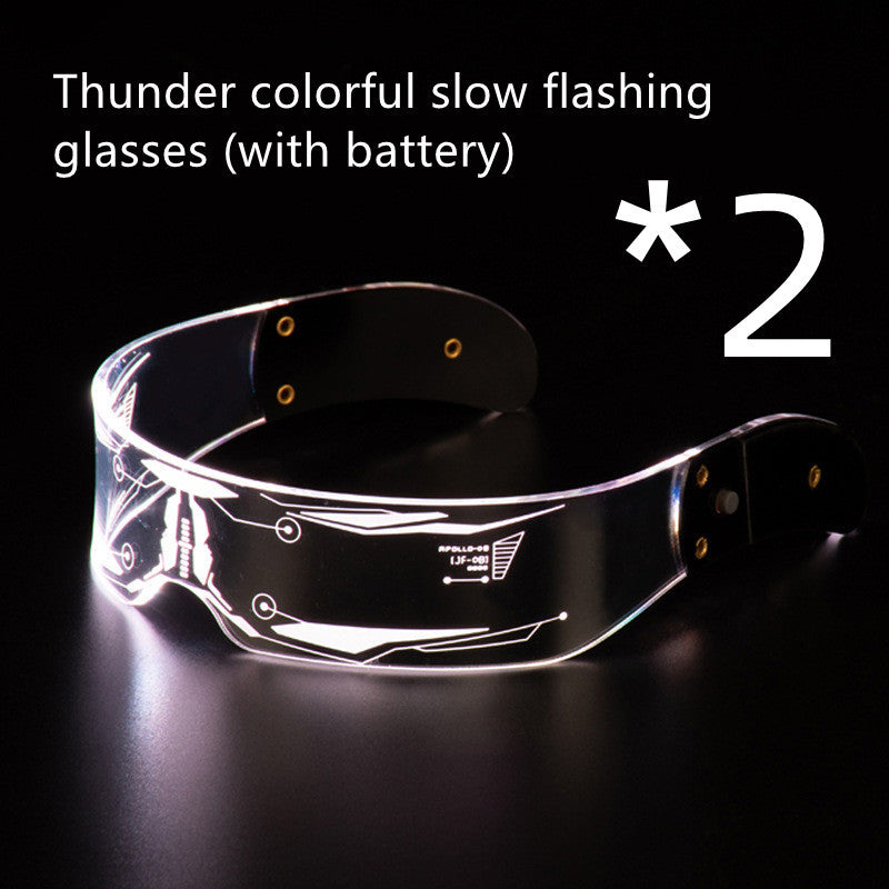 LED Luminous Glasses Party Bar Disco Punk Glasses