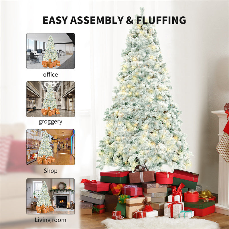 Christmas Tree PVC Artificial Snow Christmas Tree Mall Window