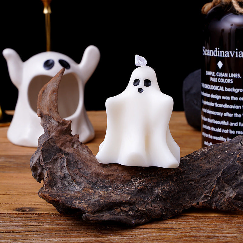 Halloween Candle Creative Ghost DIY Ornaments