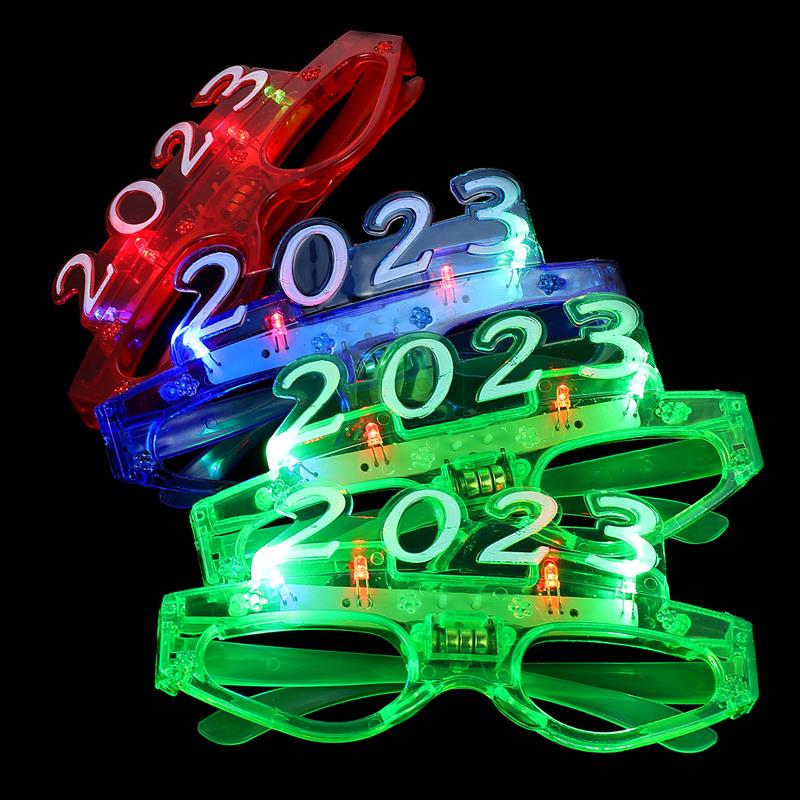 Light-emitting Glasses Four Lights New Year LED