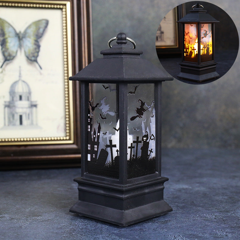 Creative Halloween Simulation Flame Lamp Ornaments