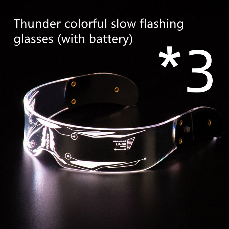 LED Luminous Glasses Party Bar Disco Punk Glasses