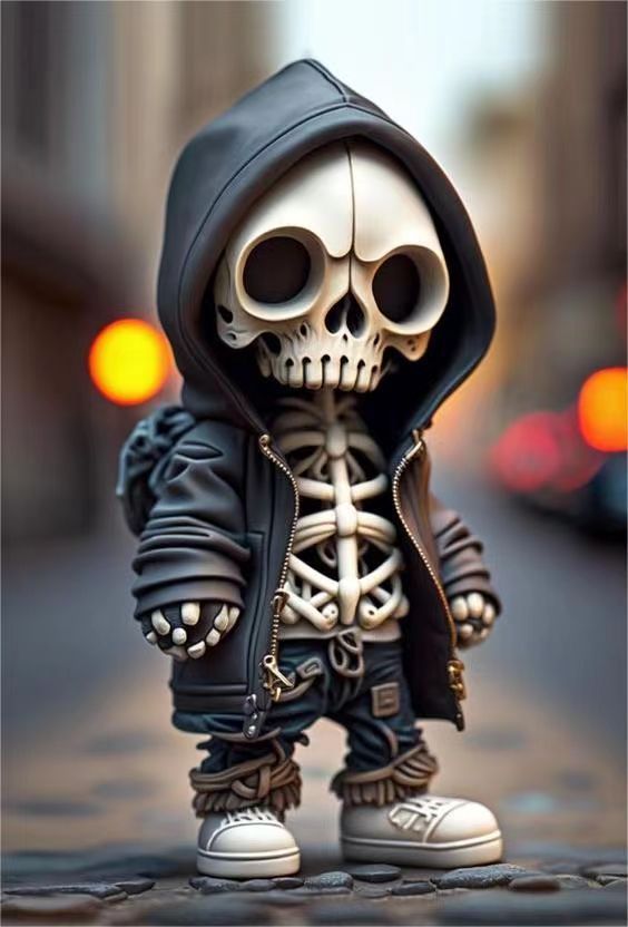 Halloween Cool Skeleton Figurines Halloween Skeleton Doll