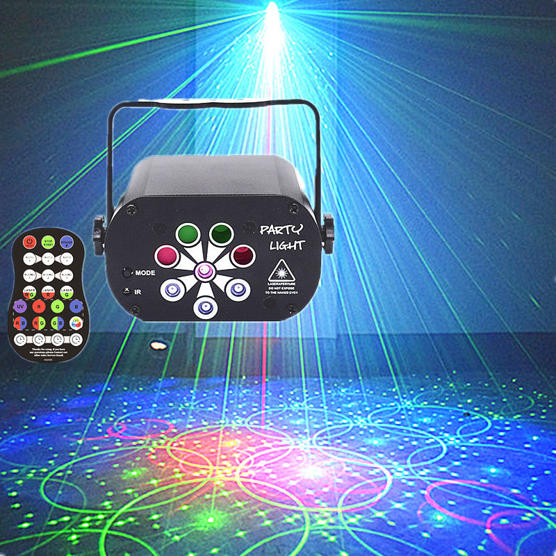 Stage Light Disco Lamp With Voice Control Sound Party Lights