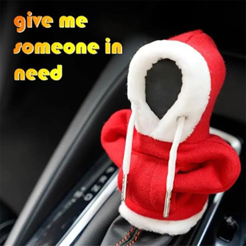 Christmas Hoodie Car Gearshift Cover Christmas Decor