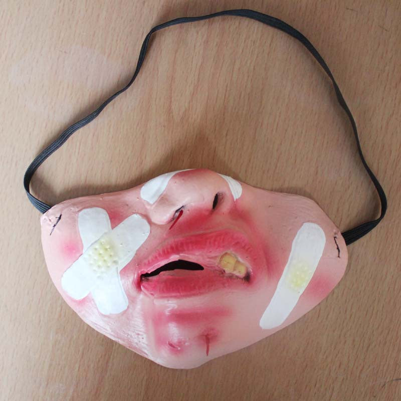 Latex half face mask