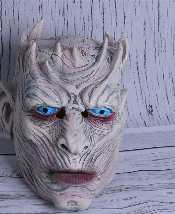Ghost Night King Mask Horror Face Halloween Haunted House Hood Props
