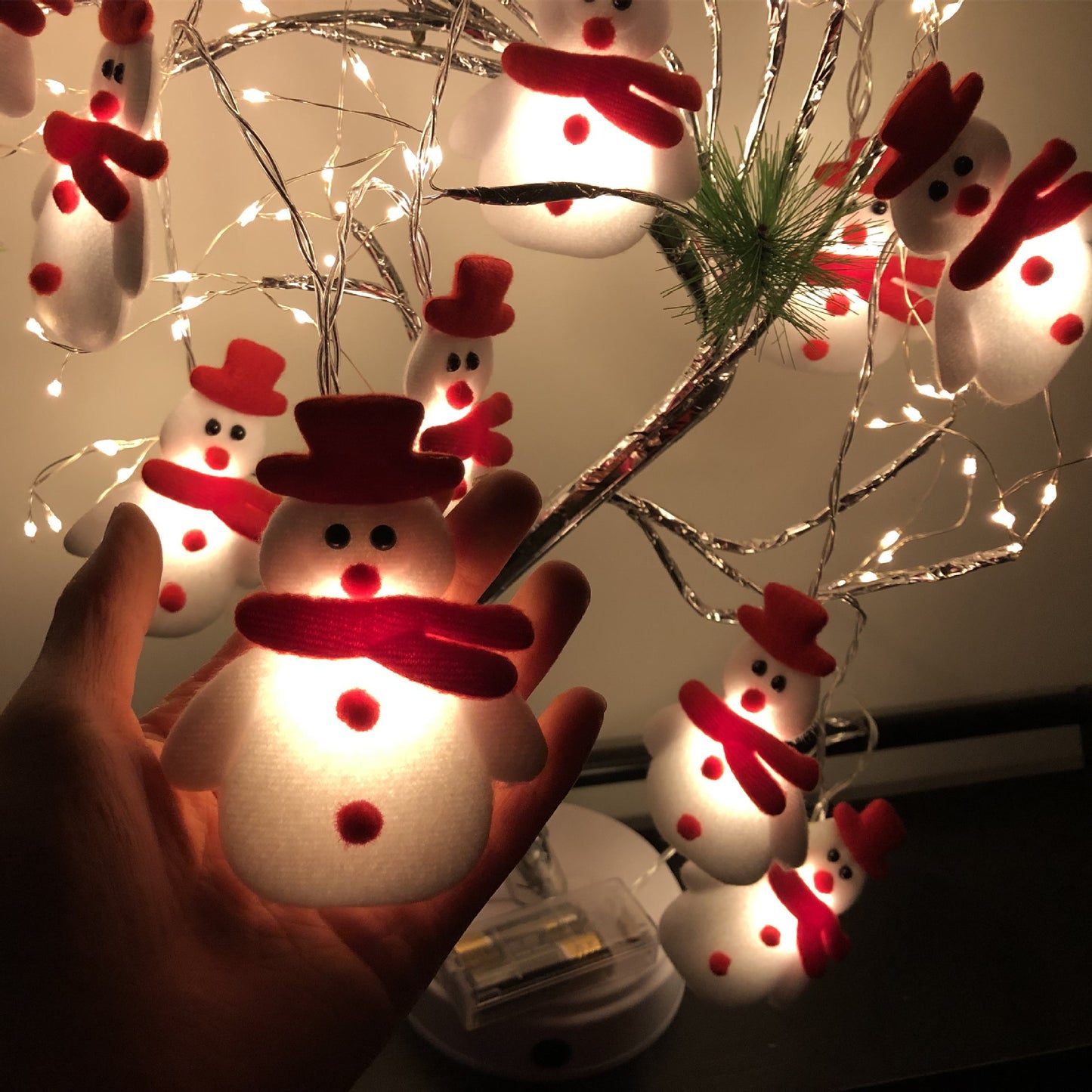 Christmas Decoration Snowman LED String Lights Garland