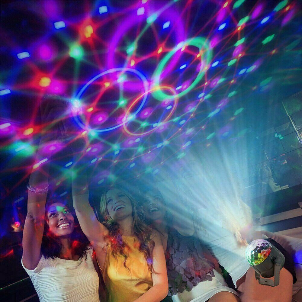 Disco Party Lights Strobe LED DJ Ball Sound