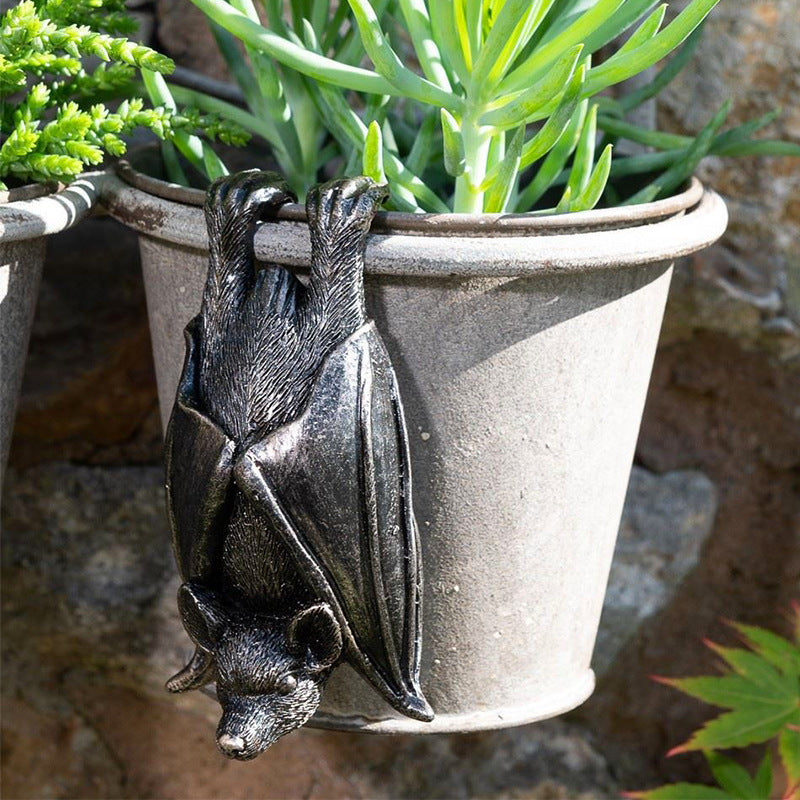 Bat Pendant Statue Halloween Decorative Crafts