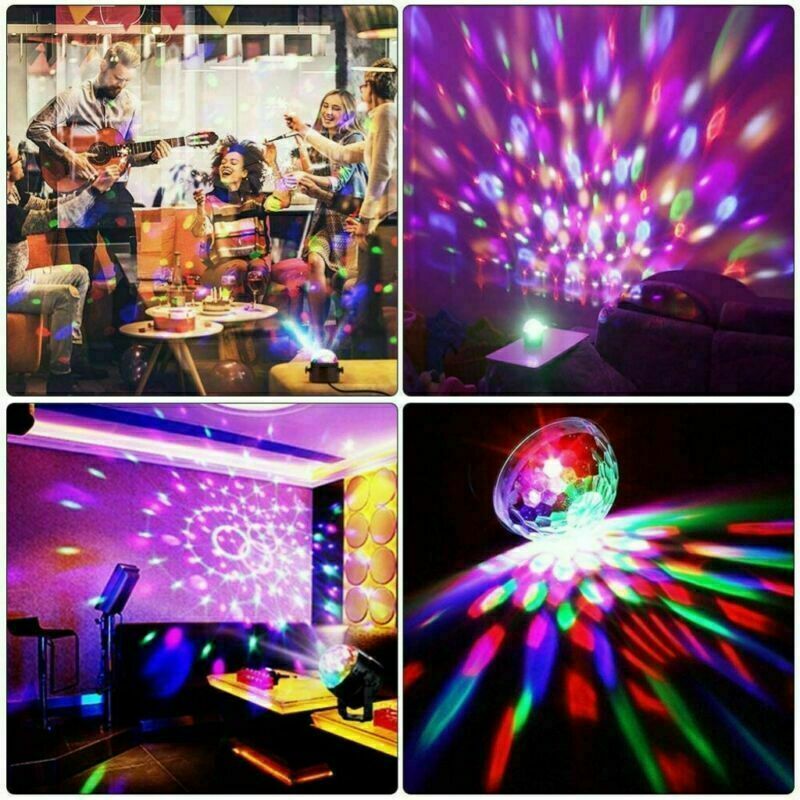 Disco Party Lights Strobe LED DJ Ball Sound