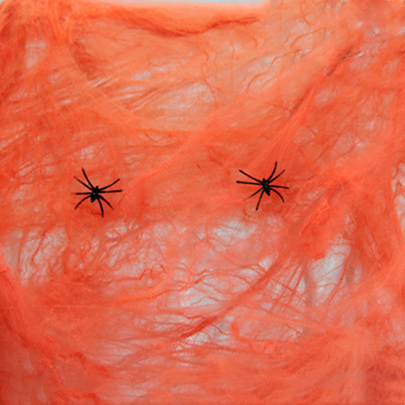 New Halloween Spider Cotton Accessories Haunted House Horror Decoration