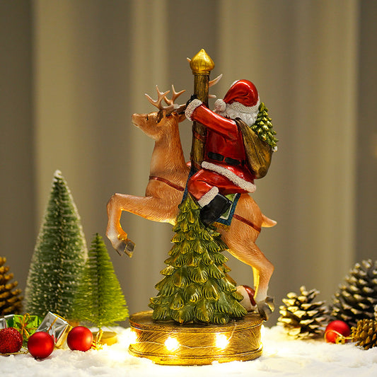 Music Box Christmas Gift Resin Ornaments