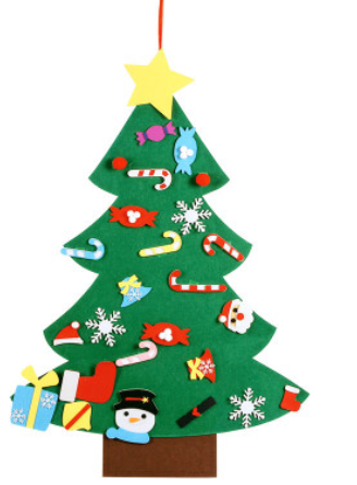 New Christmas gifts and gifts DIY felt Christmas tree for children