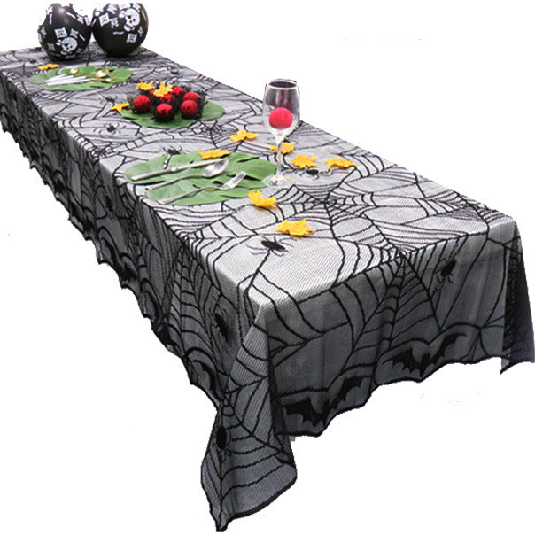 Halloween Tablecloth Lace Mesh Cloth