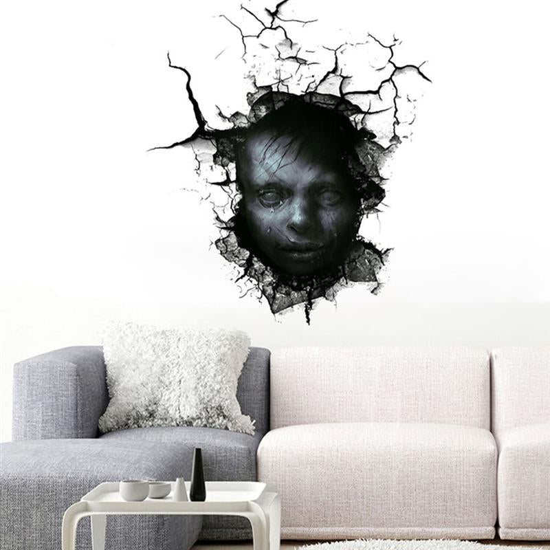 Halloween 3D Ghost Wall Sticker