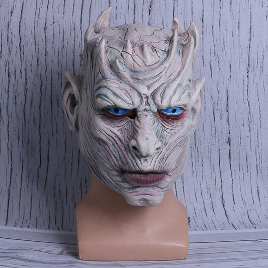 Ghost Night King Mask Horror Face Halloween Haunted House Hood Props