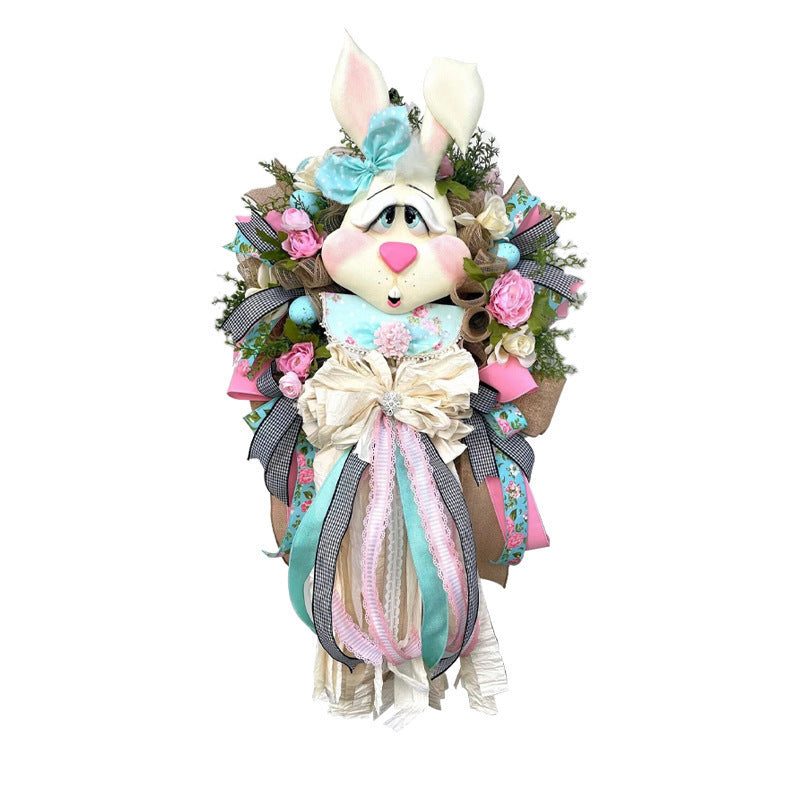 Easter Bunny Pendant Christmas Wreath Decoration