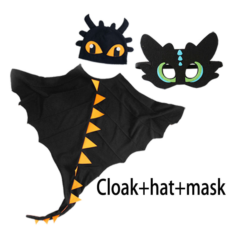 Children's Dinosaur Performance Cape Hat Halloween