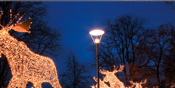 LED Lantern Flashing Lights Outdoor Waterproof Christmas