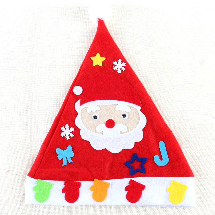 DIY Christmas Hat Christmas Children's Nursery School Christmas Necessities and Children's Christmas Hat