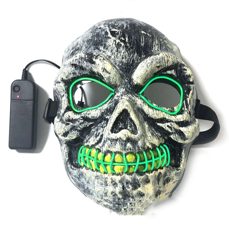 Skull Two-color Glowing Mask Halloween