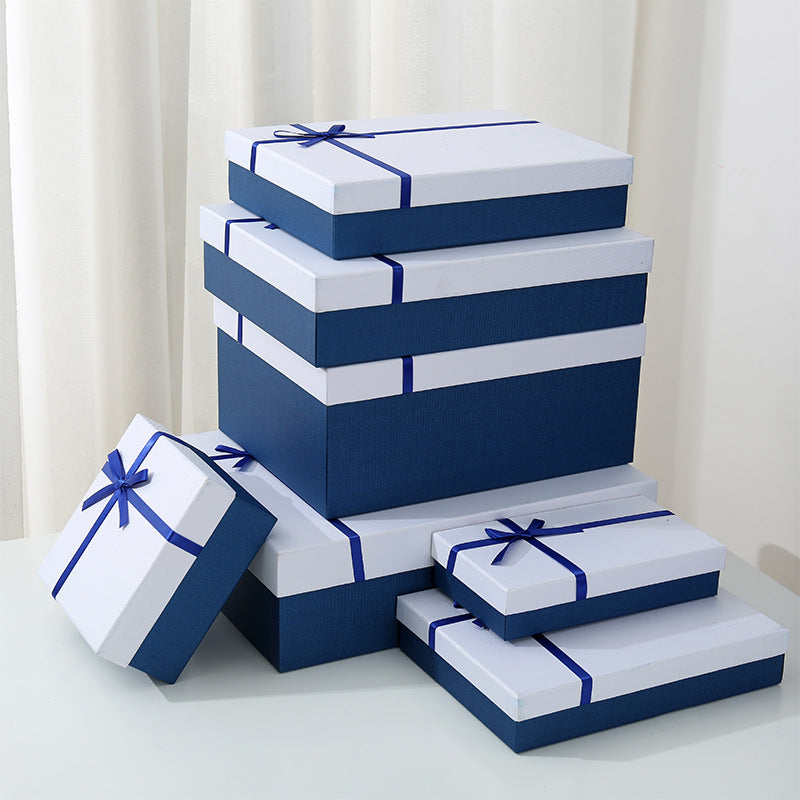 Simple and exquisite oversized birthday gift box