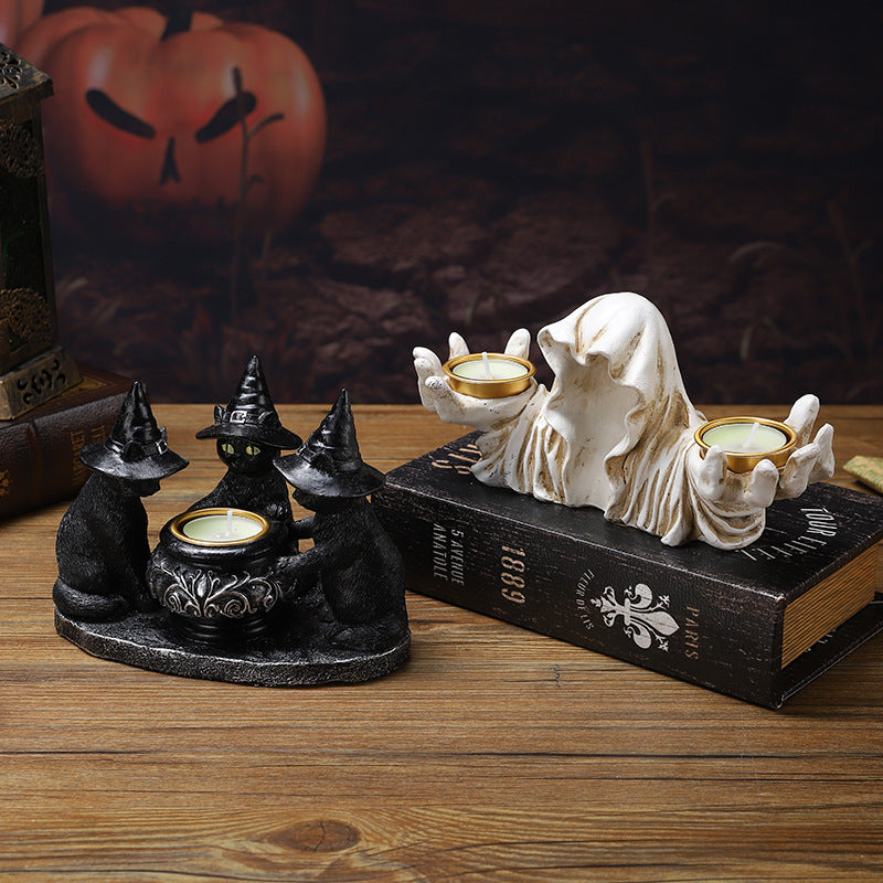 Halloween Candlestick Table Decorative Ornaments