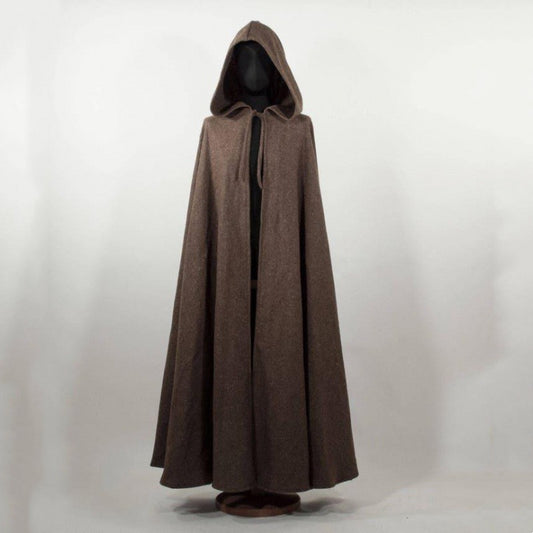 Women's Fashionable Halloween Medieval Tweed Cloak