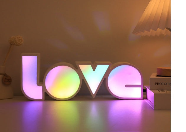 Valentines Day Decor LED LOVE Light Valentines Day Gift