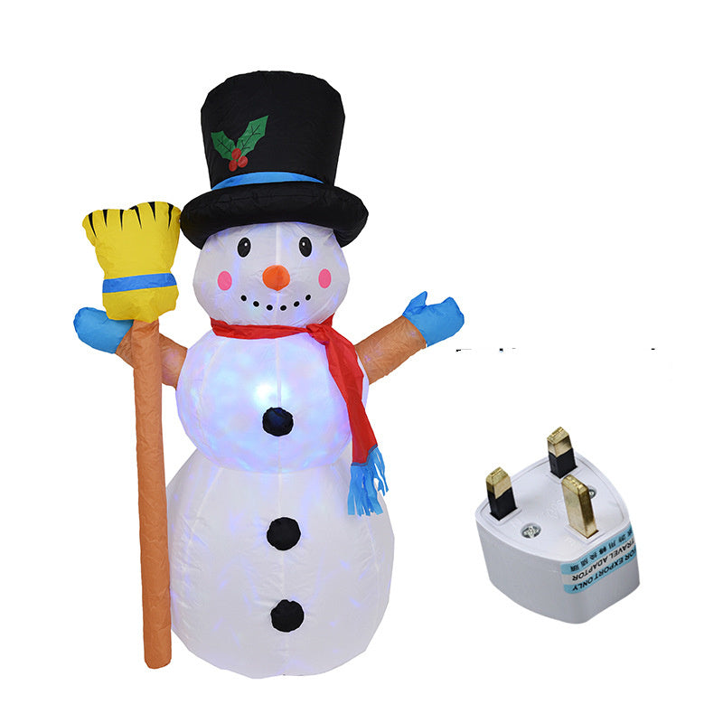 LED Light Inflatable Model Christmas Snowman Dolls