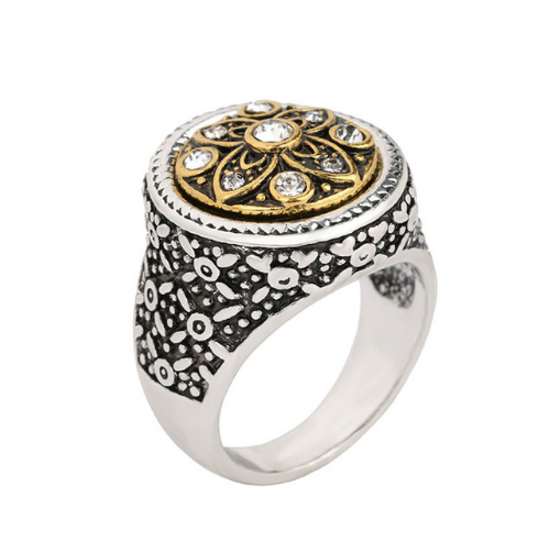 New Arrival King Queen Crown Signet Ring for Men Women Gifts