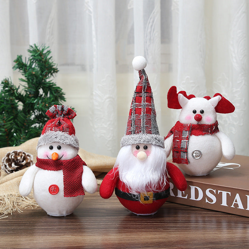 Christmas Decorations LED Santa Claus Snowman Deer