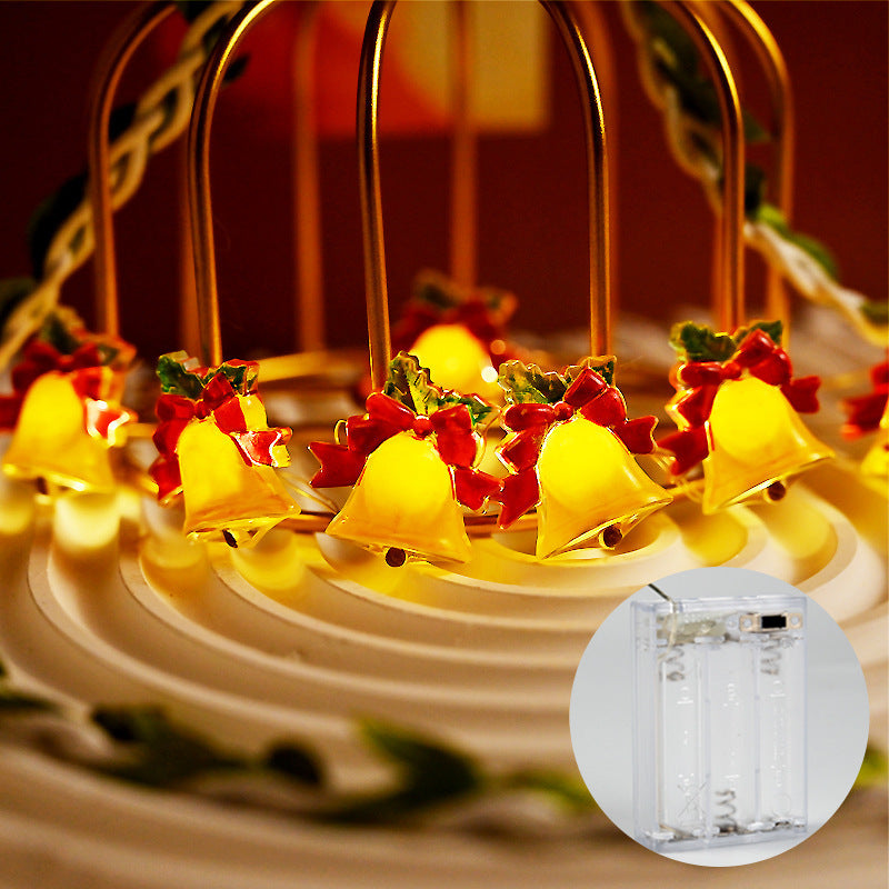 Led Christmas Decorative Bell Holiday String Light