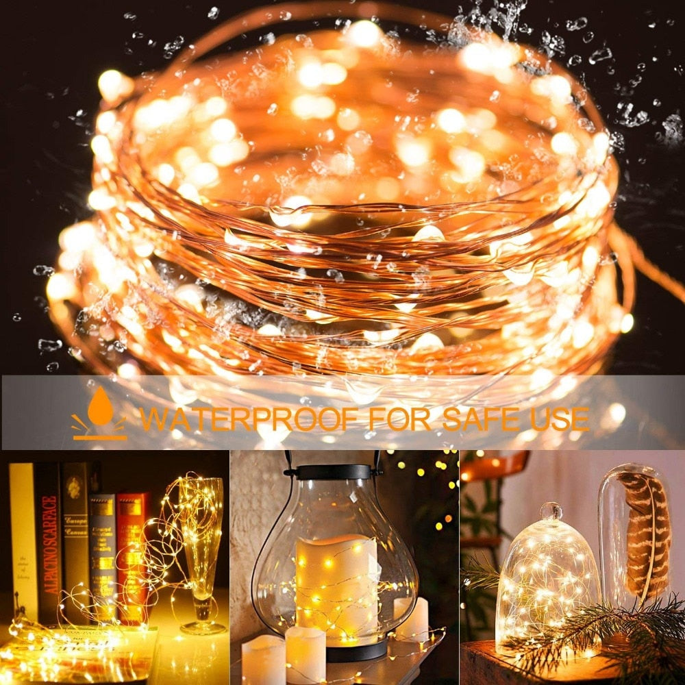 Christmas Party  Light Led Outdoor Battery USB