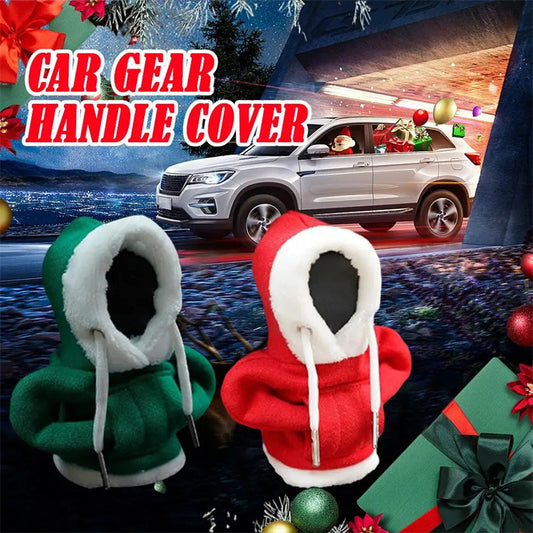 Christmas Hoodie Car Gearshift Cover Christmas Decor