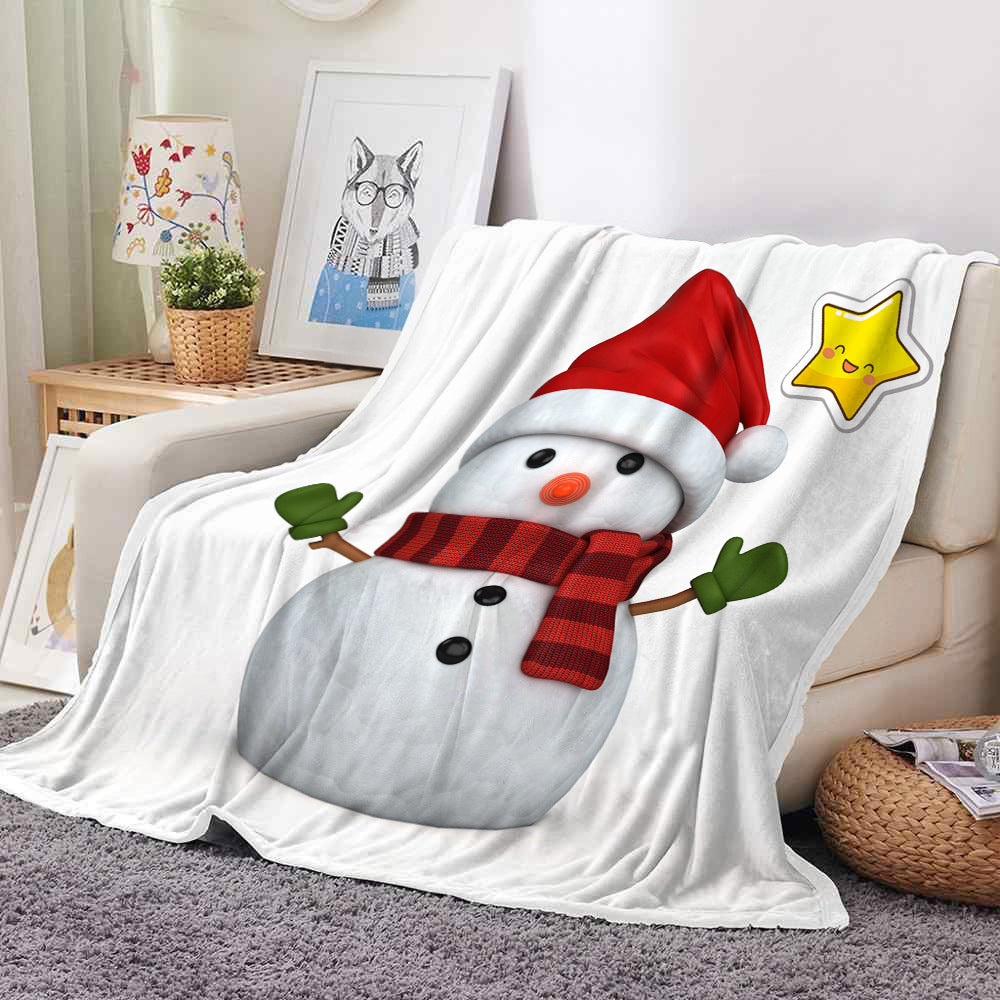 Flannel Blanket Super Soft Warm Sleeping Blanket Gift
