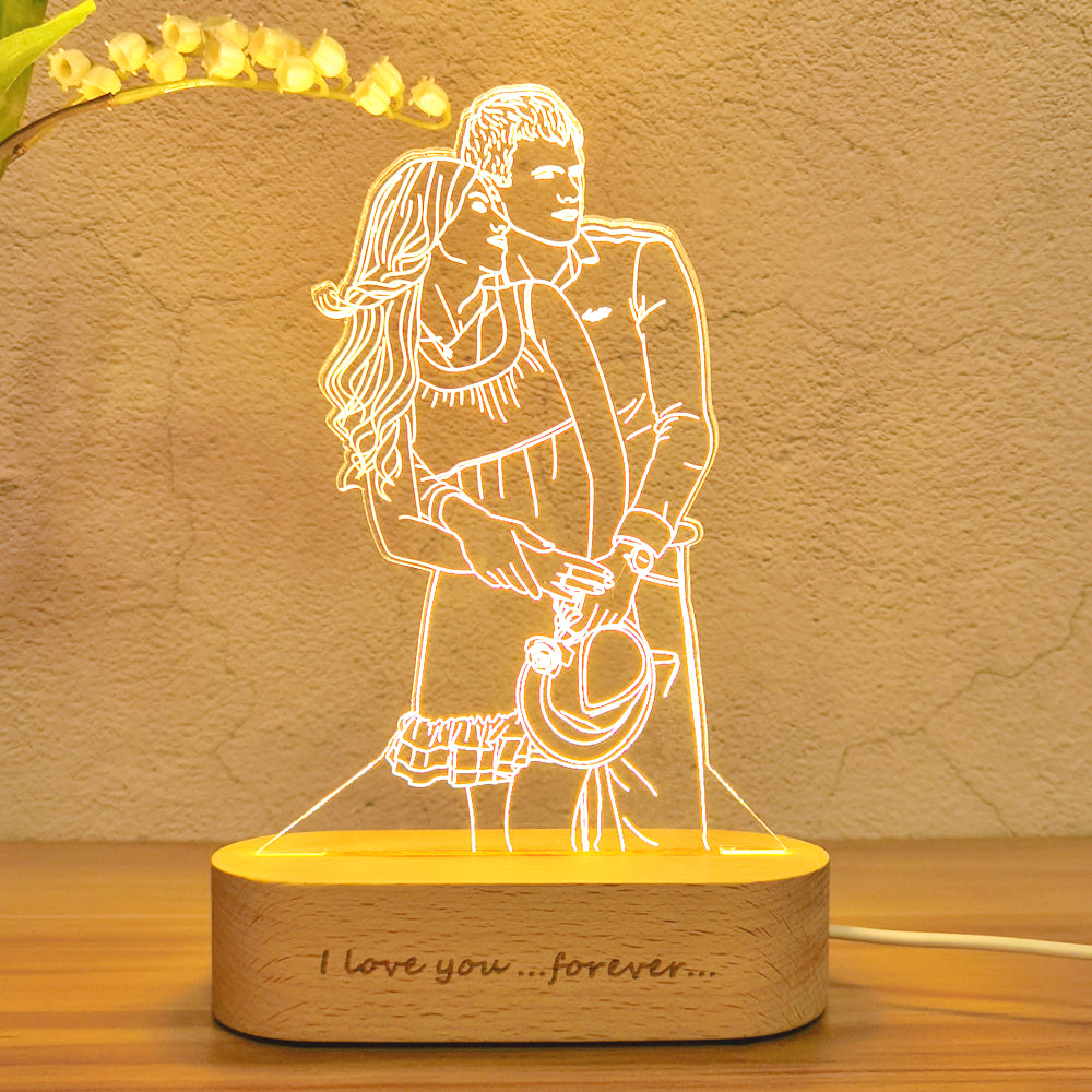 Gift Usb Atmosphere Student Gift Message Board 3d Night Light