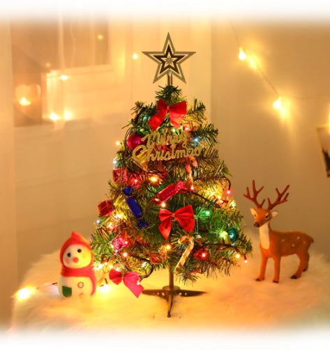 Mini Christmas Tree With Lights Small Accessories Bow Bells